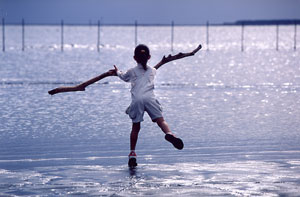 「少女の干潟」　船橋市三番瀬　1998年10月